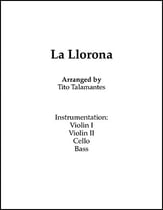 La Llorona Orchestra sheet music cover